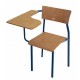 Krzesło ze stałym pulpitem KS 2 szkolne