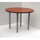 Stół SO02 z okrągłym blatem na konstrukcji stalowej